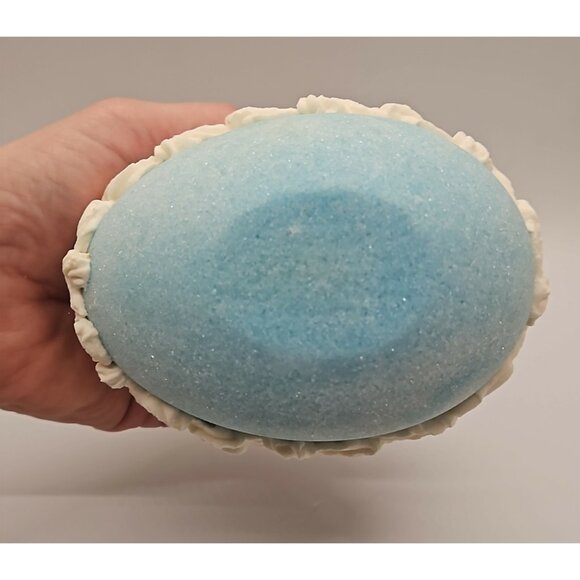 (2) Vintage Panaramic Scenic Sugar Easter Eggs In Box - Picture 7 of 11